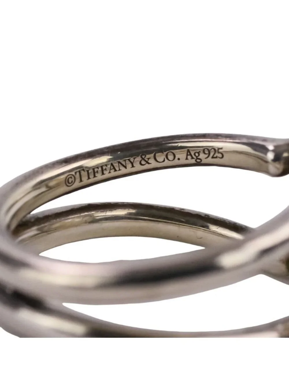 Tiffany & Co HardWear Fresh Water Pearl Ring Silver